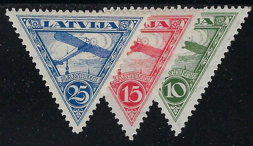 Baltic States Specialized AIRMAIL STAMPS Scott C6a-8a 