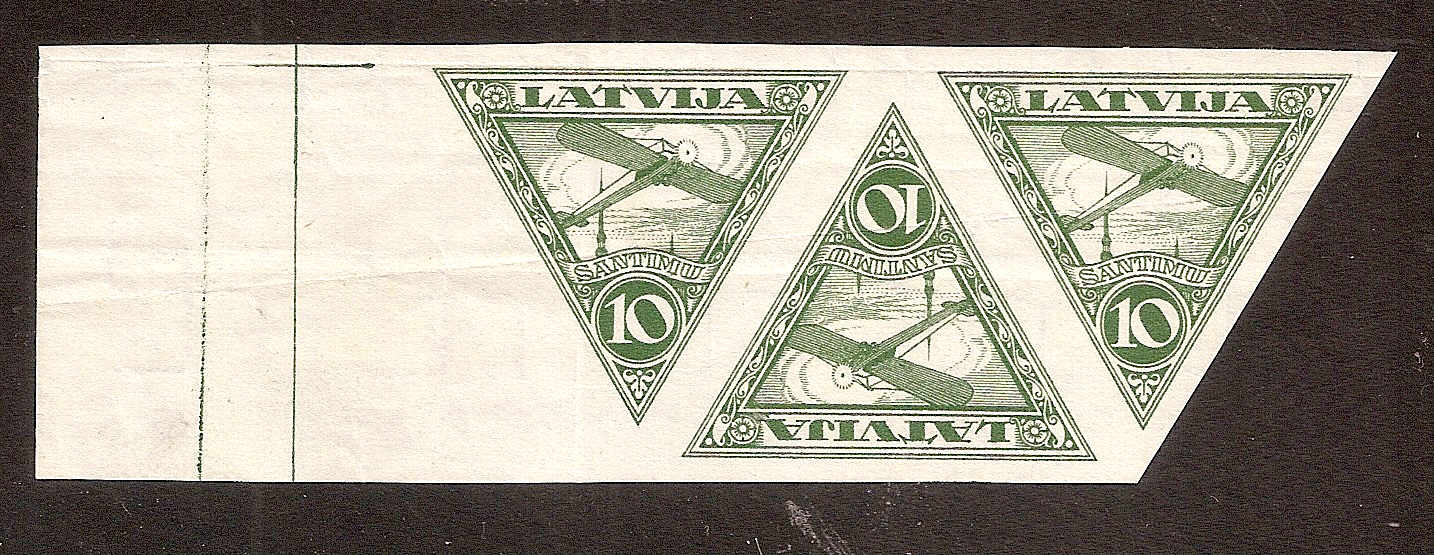 Baltic States Specialized AIRMAILS Scott C6var Michel 177U 