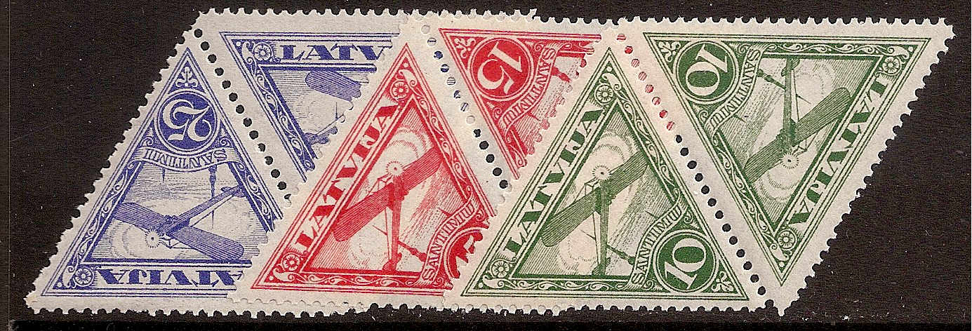 Baltic States Specialized AIR MAIL Stamps Scott C3-5 Michel 129-31 