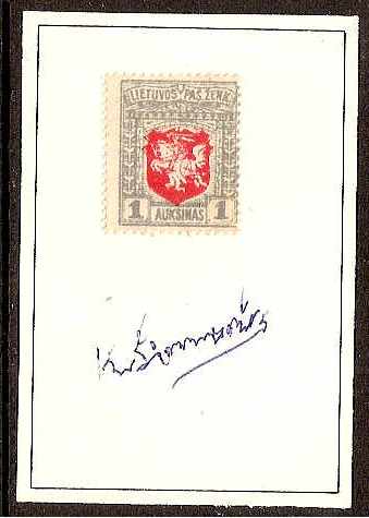 Baltic States Specialized LITHUANIA Scott 37 