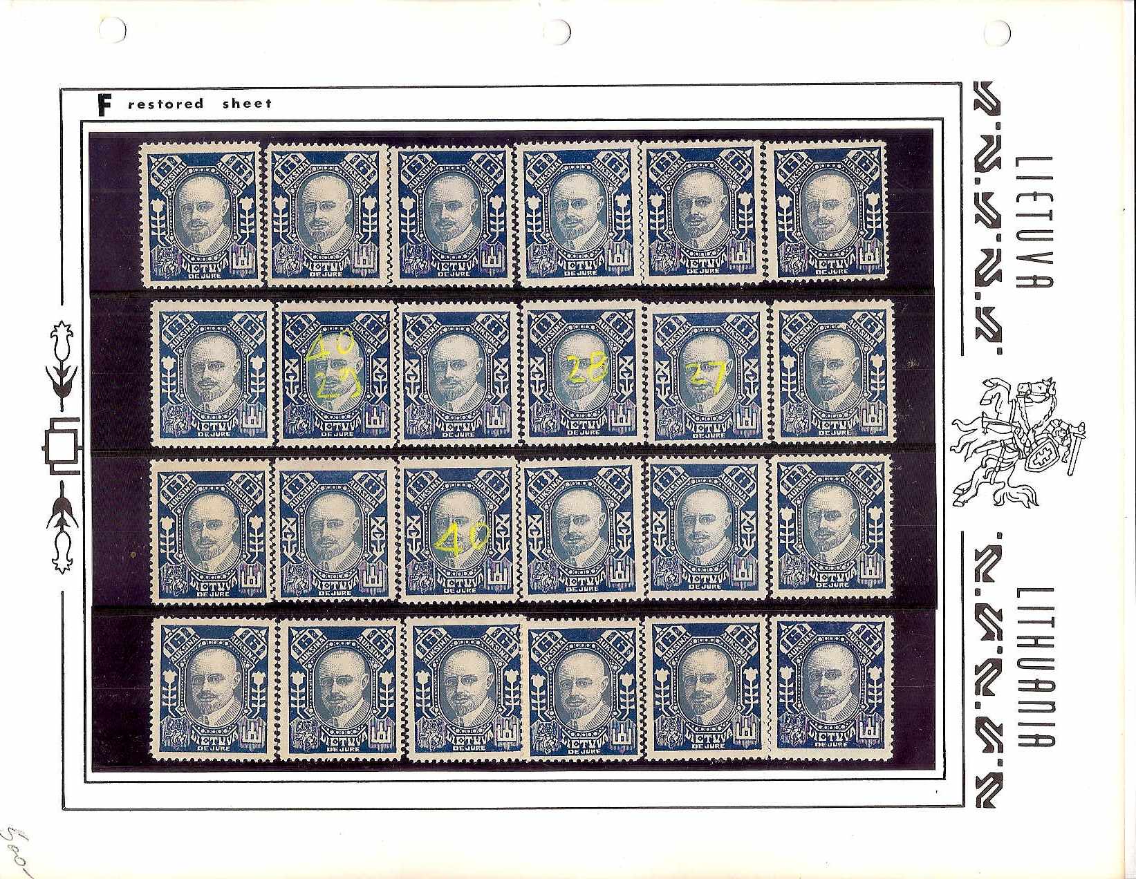 Baltic States Specialized LITHUANIA Scott 119+119a 