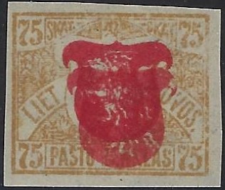 Baltic States Specialized lithuania Scott 57var 