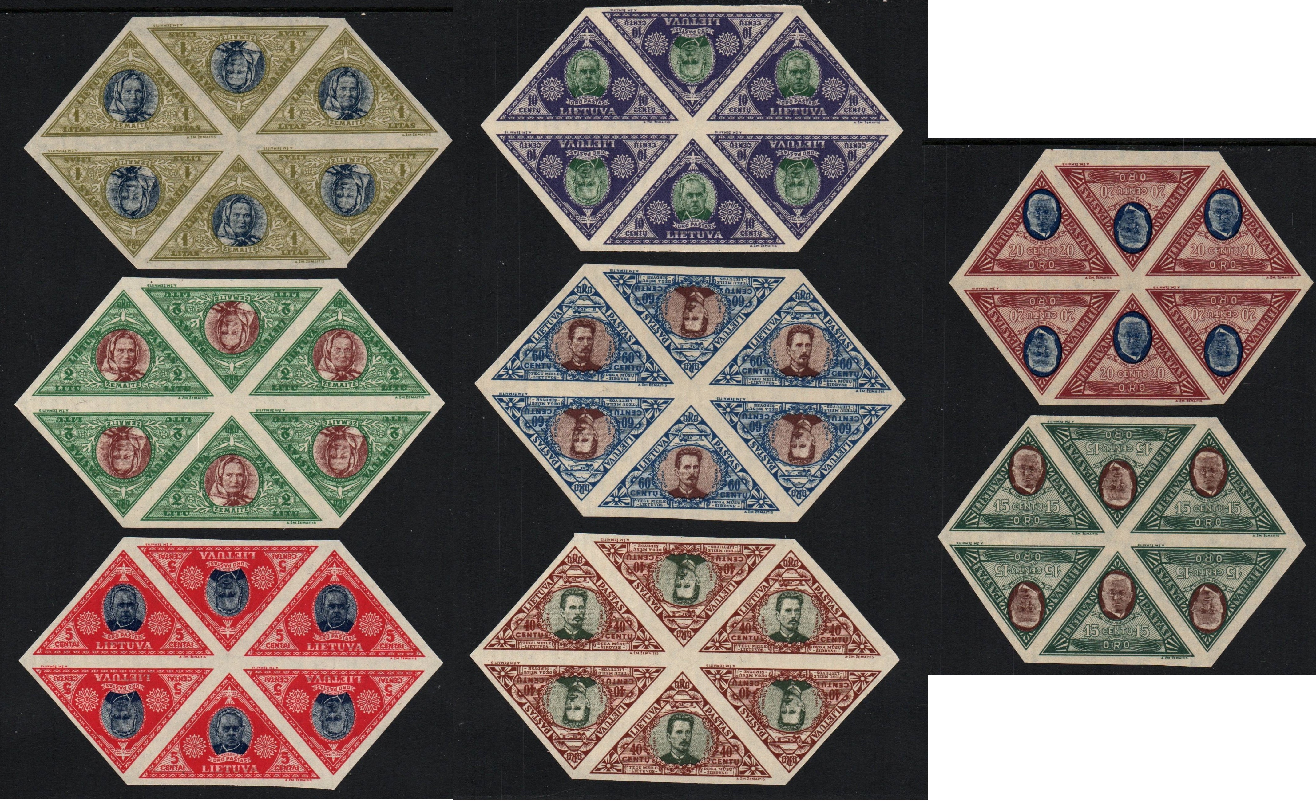 Baltic States Specialized LITHUANIA Scott C71-8 Michel 372-9B 