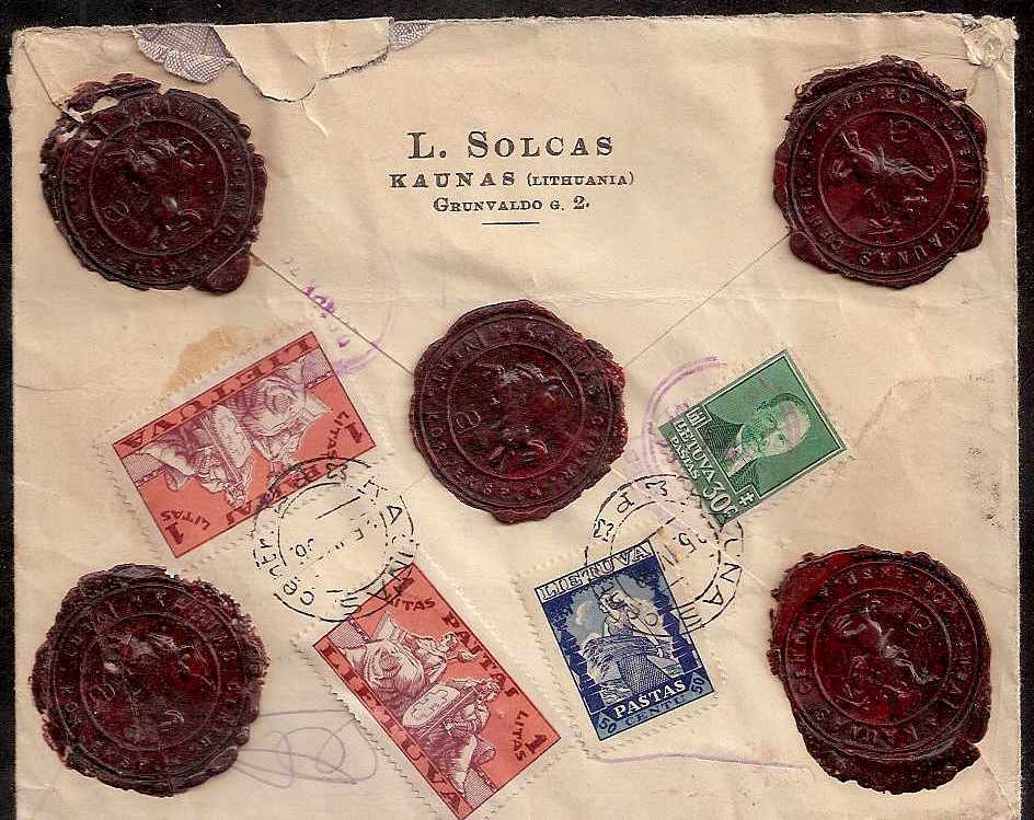 Baltic States Specialized LITHUANIA Scott 291-2 