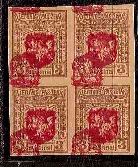 Baltic States Specialized LITHUANIA Scott 38var Michel 38U 