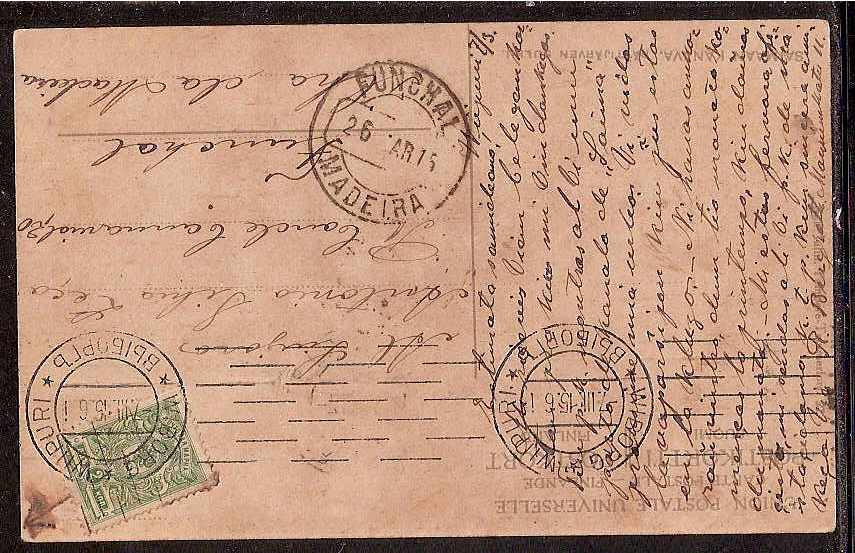 Russia Postal History - Unusual Destinations. UNUSUAL DESTINATIONS Scott 1915 