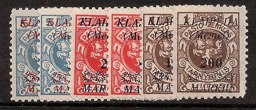 Baltic States MEMEL Scott N12-7 