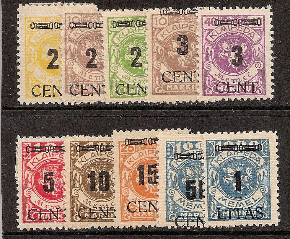Baltic States MEMEL Scott N60-9 
