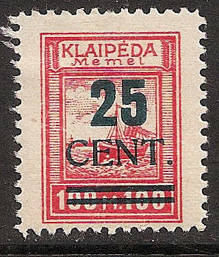 Baltic States MEMEL Scott N84 