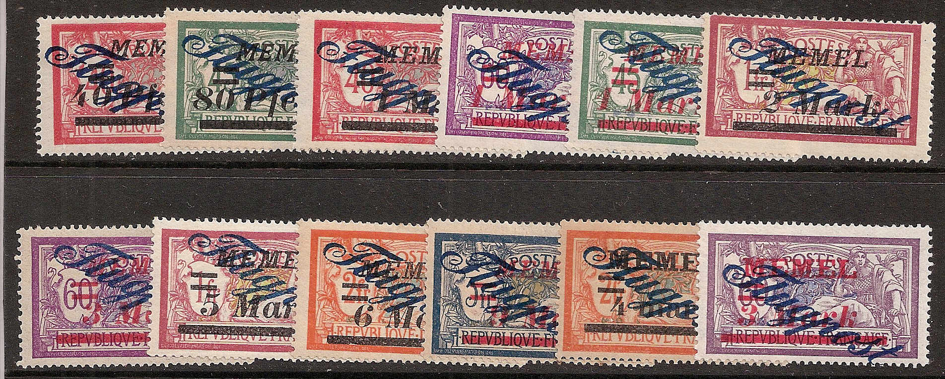 Baltic States MEMEL Scott C8-19 