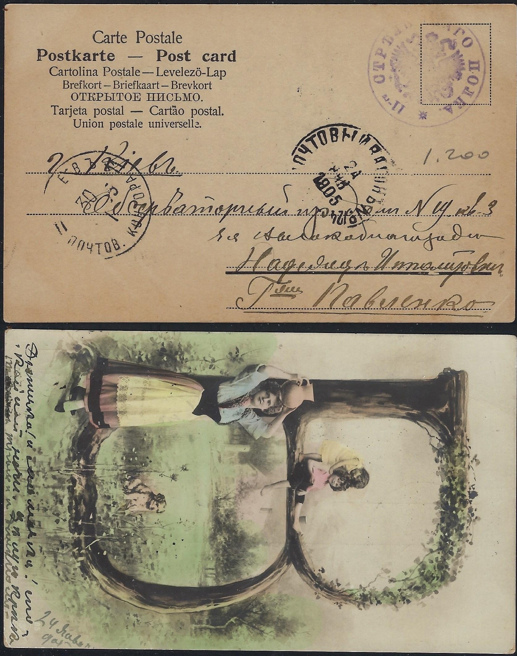 Russia Postal History - Ruso-Japanese War russo-japanese war Scott 1905 