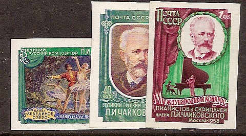 Soviet Russia - 1957-1961 YEAR 1958 Scott 2044-6.imp 