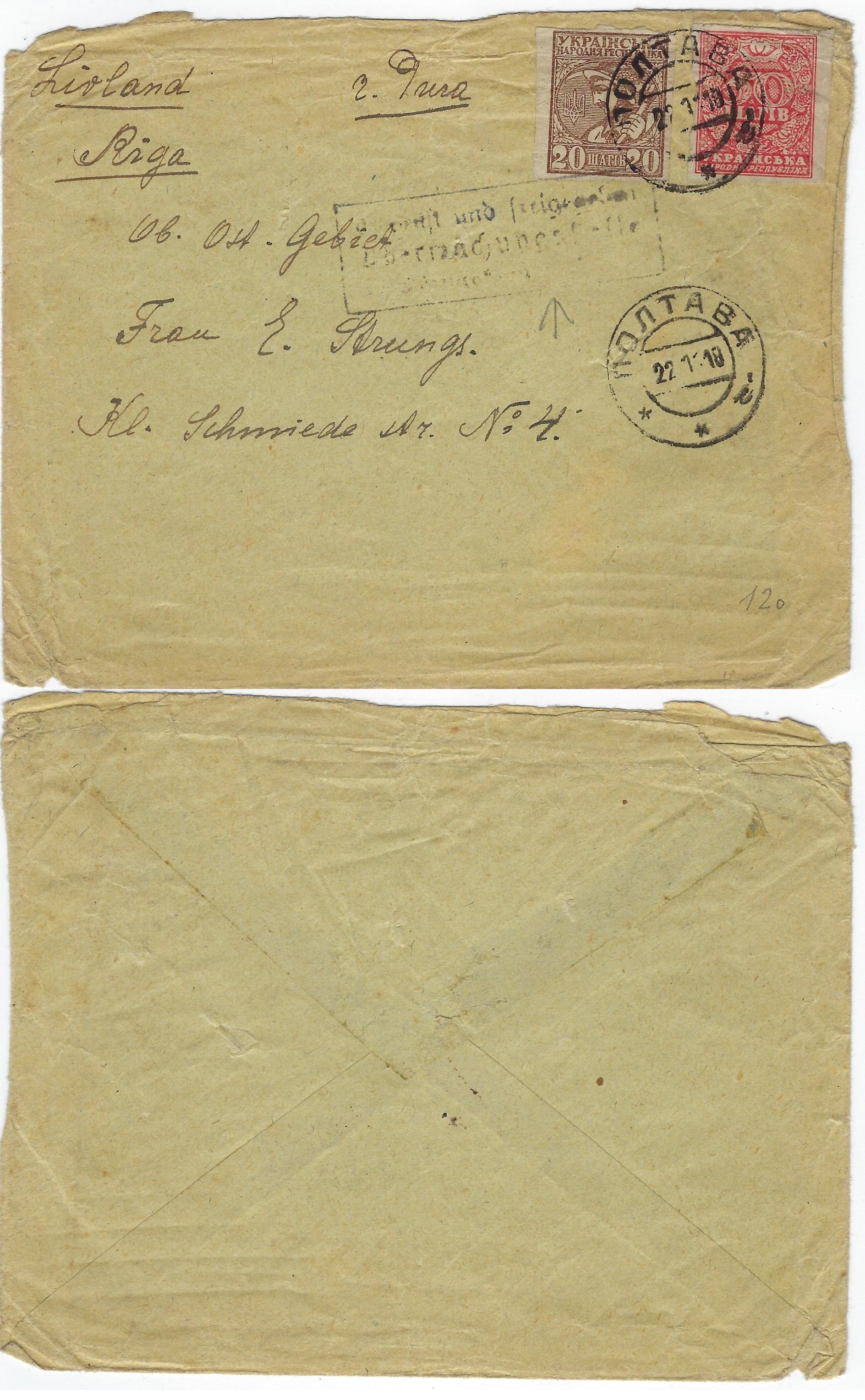 Covers Narbut issue Scott 81a 